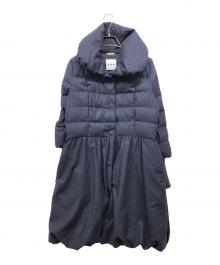 TATRAS（タトラス）の古着「ウールカシミヤダウンコート」｜ネイビー