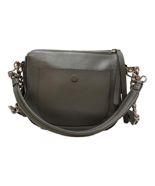 TOD'S（トッズ）TOD'S (トッズ) ダブルTショルダーバッグ ブルーの古着・服飾アイテム