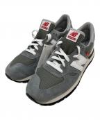 NEW BALANCEニューバランス）の古着「ローカットスニーカー」｜グレー
