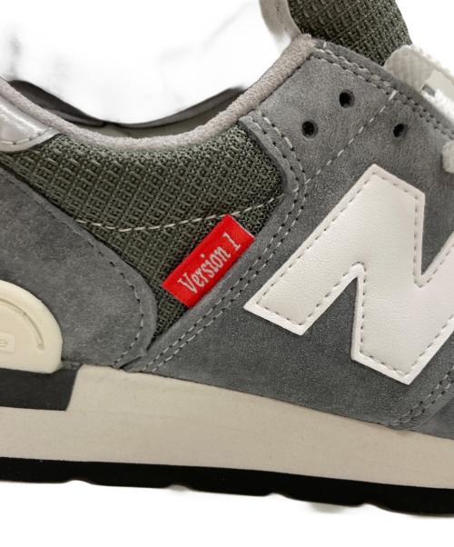 NEW BALANCE（ニューバランス）NEW BALANCE (ニューバランス) ローカットスニーカー グレー サイズ:28 未使用品の古着・服飾アイテム