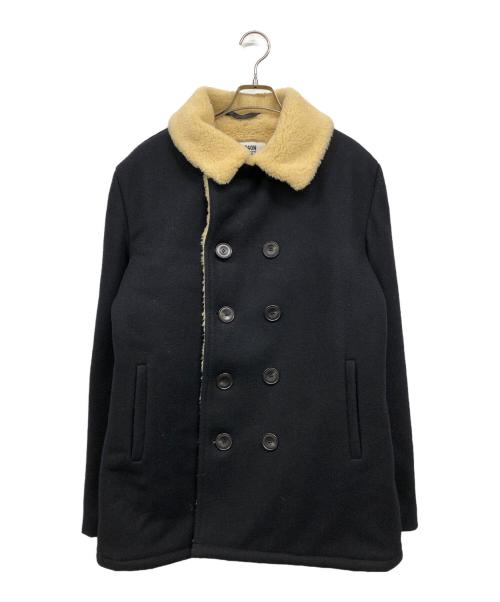 Ron Herman（ロンハーマン）Ron Herman (ロンハーマン) Schott (ショット) Pコート ブラック サイズ:42の古着・服飾アイテム