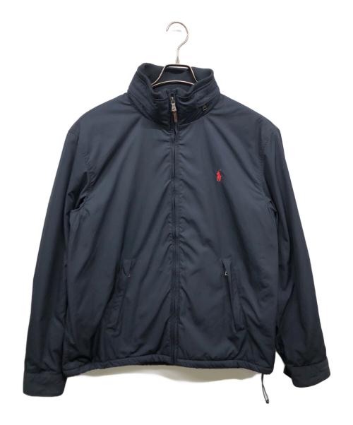 POLO RALPH LAUREN（ポロ・ラルフローレン）POLO RALPH LAUREN (ポロ・ラルフローレン) ジップアップナイロンジャケット ネイビー サイズ:Lの古着・服飾アイテム