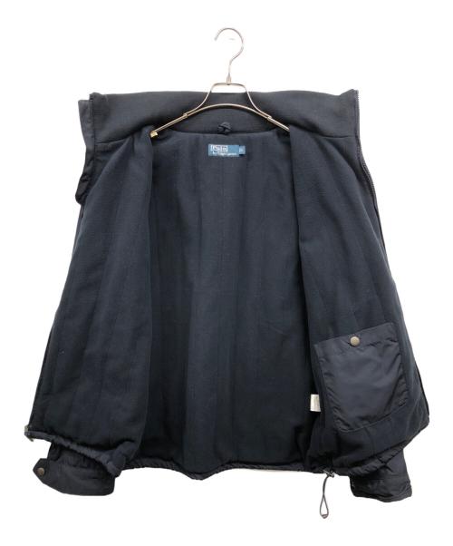 POLO RALPH LAUREN（ポロ・ラルフローレン）POLO RALPH LAUREN (ポロ・ラルフローレン) ジップアップナイロンジャケット ネイビー サイズ:Lの古着・服飾アイテム
