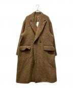 BLURHMSブラームス）の古着「Wool Shaggy Chester Coat」｜ブラウン