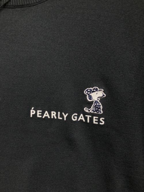PEARLY GATES（パーリーゲイツ）PEARLY GATES (パーリーゲイツ) PEANUTS (ピーナッツ) ゴルフウェア(トップス) ブラック サイズ:6 未使用品の古着・服飾アイテム