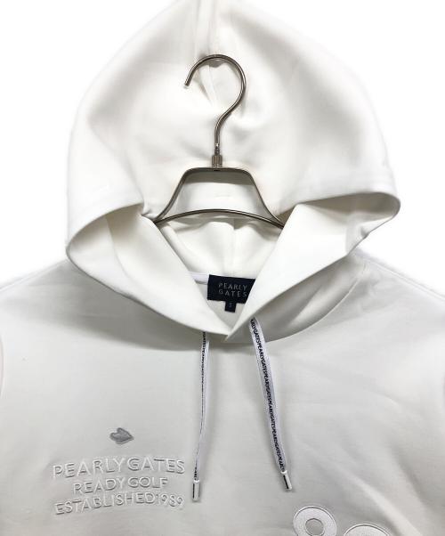 PEARLY GATES（パーリーゲイツ）PEARLY GATES (パーリーゲイツ) ゴルフウェア(トップス) ホワイト サイズ:5 未使用品の古着・服飾アイテム