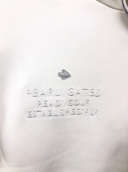 PEARLY GATES（パーリーゲイツ）PEARLY GATES (パーリーゲイツ) ゴルフウェア(トップス) ホワイト サイズ:5 未使用品の古着・服飾アイテム