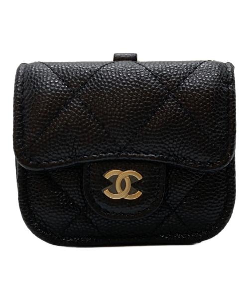 CHANEL（シャネル）CHANEL (シャネル) AirPods Proケース ブラックの古着・服飾アイテム