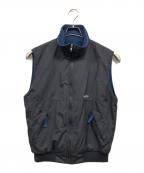 Patagoniaパタゴニア）の古着「シェルドシンチラベスト」｜ネイビー×ブラック