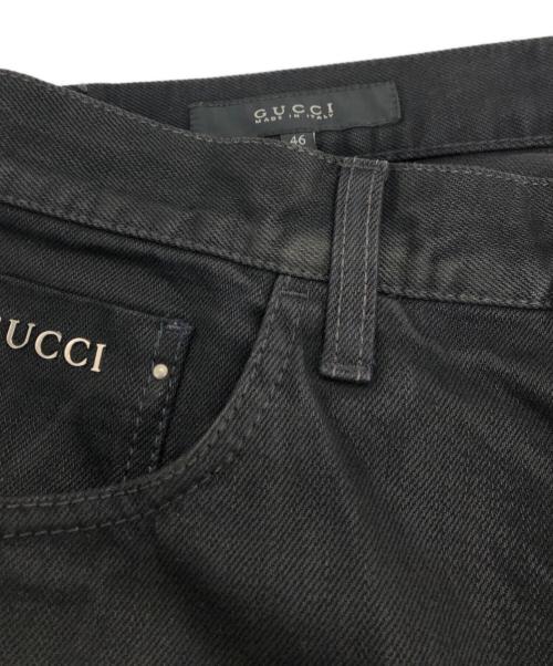 GUCCI（グッチ）GUCCI (グッチ) デニムスキニーパンツ ブラック サイズ:46の古着・服飾アイテム