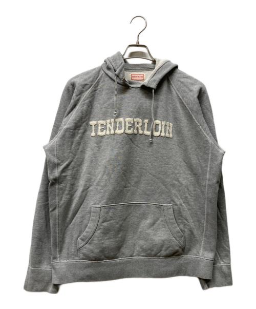 TENDERLOIN（テンダーロイン）TENDERLOIN (テンダーロイン) 後付けパーカー グレー サイズ:Lの古着・服飾アイテム