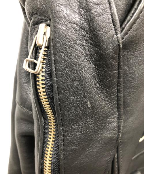 AVIREX（アヴィレックス）AVIREX (アヴィレックス) レザージャケット ブラック サイズ:Sの古着・服飾アイテム