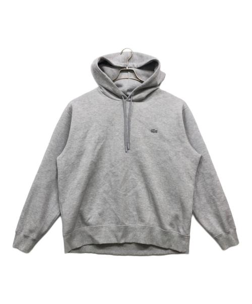 LACOSTE（ラコステ）LACOSTE (ラコステ) 鹿の子ワントーンフーディー グレー サイズ:XLの古着・服飾アイテム
