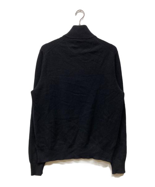 POLO RALPH LAUREN（ポロ・ラルフローレン）POLO RALPH LAUREN (ポロ・ラルフローレン) ハーフジップニット ブラック サイズ:Lの古着・服飾アイテム