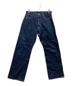 DENIMEドゥニーム）の古着「セルビッチデニムパンツ」｜インディゴ