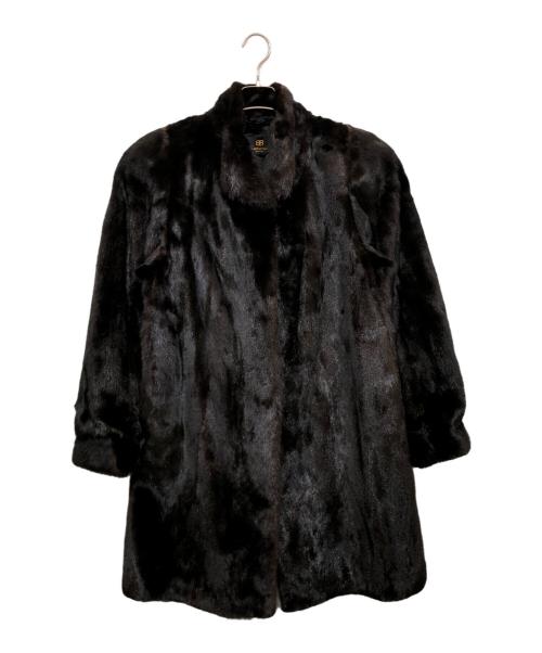 BALENCIAGA（バレンシアガ）BALENCIAGA (バレンシアガ) 毛皮ハーフコート ブラウン サイズ:13の古着・服飾アイテム