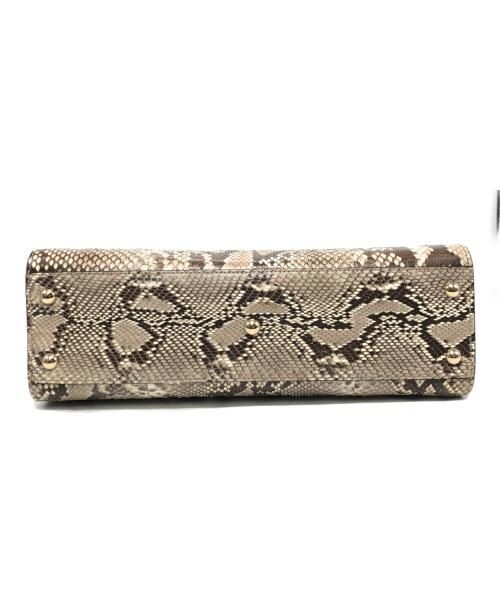 GUCCI（グッチ）GUCCI (グッチ) ハンドバッグ ベージュ・ブラウンの古着・服飾アイテム