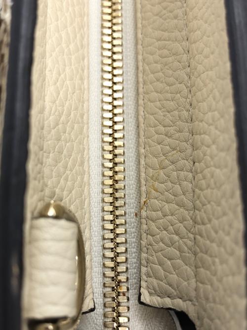 GUCCI（グッチ）GUCCI (グッチ) ハンドバッグ ベージュ・ブラウンの古着・服飾アイテム