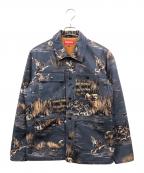 SUPREMEシュプリーム）の古着「Dogs & Ducks Choe Coat」｜ネイビー