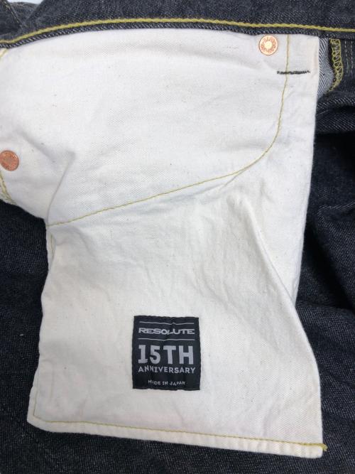 RESOLUTE（リゾルト）RESOLUTE (リゾルト) 714デニムパンツ ブラック サイズ:W36×L34の古着・服飾アイテム