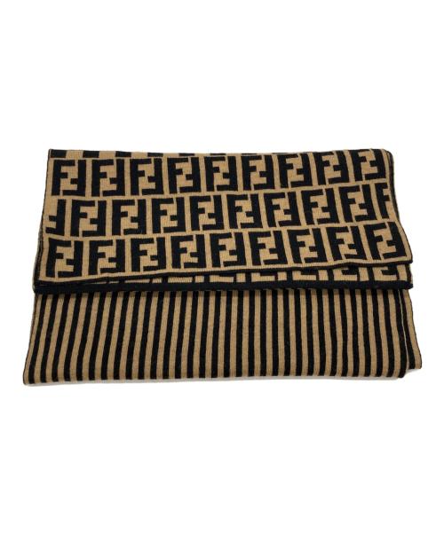 FENDI（フェンディ）FENDI (フェンディ) ウールストール ブラウンの古着・服飾アイテム