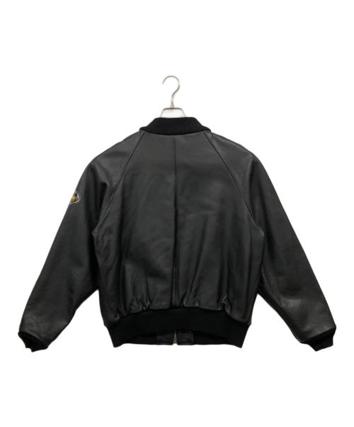 hysteric（ヒステリック）Hysteric (ヒステリック) レザーバーシティージャケット ブラック サイズ:FREEの古着・服飾アイテム