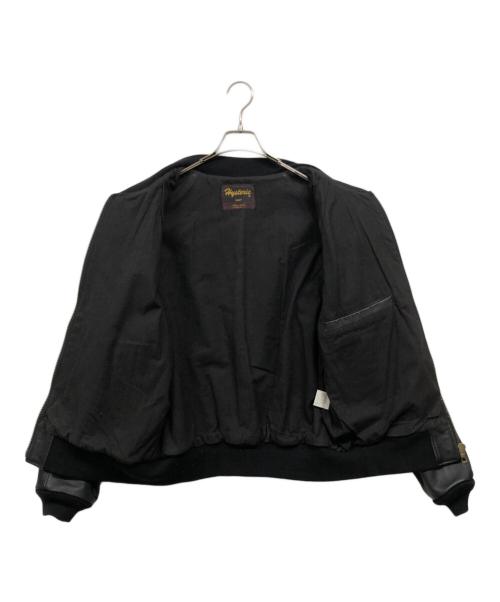 hysteric（ヒステリック）Hysteric (ヒステリック) レザーバーシティージャケット ブラック サイズ:FREEの古着・服飾アイテム