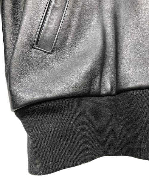 hysteric（ヒステリック）Hysteric (ヒステリック) レザーバーシティージャケット ブラック サイズ:FREEの古着・服飾アイテム