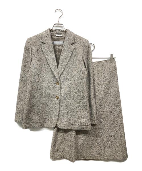 MaxMara（マックスマーラ）MaxMara (マックスマーラ) 3ピースセットアップスーツ グレー サイズ:38の古着・服飾アイテム