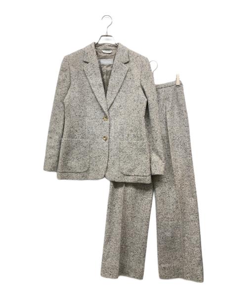 MaxMara（マックスマーラ）MaxMara (マックスマーラ) 3ピースセットアップスーツ グレー サイズ:38の古着・服飾アイテム