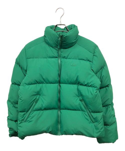 LACOSTE（ラコステ）LACOSTE (ラコステ) バックステッチダウンジャケット グリーン サイズ:38の古着・服飾アイテム
