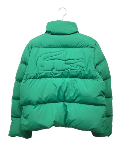 LACOSTE（ラコステ）LACOSTE (ラコステ) バックステッチダウンジャケット グリーン サイズ:38の古着・服飾アイテム
