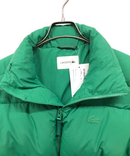 LACOSTE（ラコステ）LACOSTE (ラコステ) バックステッチダウンジャケット グリーン サイズ:38の古着・服飾アイテム