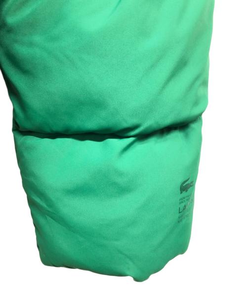 LACOSTE（ラコステ）LACOSTE (ラコステ) バックステッチダウンジャケット グリーン サイズ:38の古着・服飾アイテム