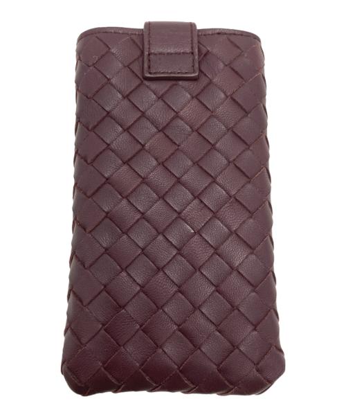 BOTTEGA VENETA（ボッテガベネタ）BOTTEGA VENETA (ボッテガベネタ) イントレチャートケース ブラウンの古着・服飾アイテム