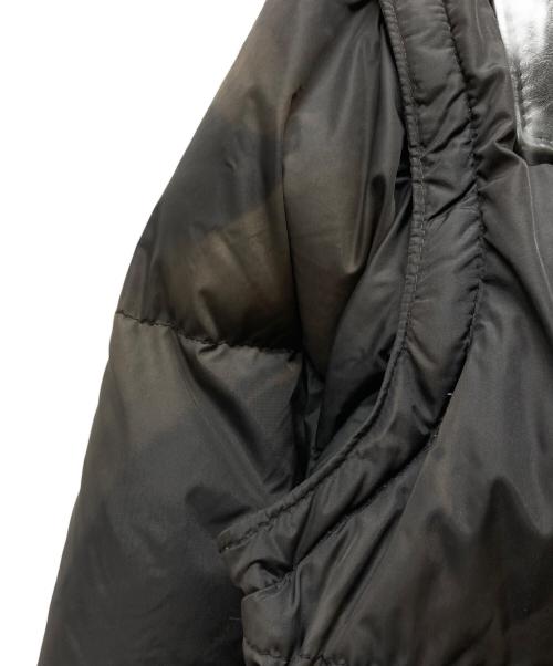 Schott（ショット）Schott (ショット) レザー切替ダウンジャケット ブラック サイズ:40の古着・服飾アイテム
