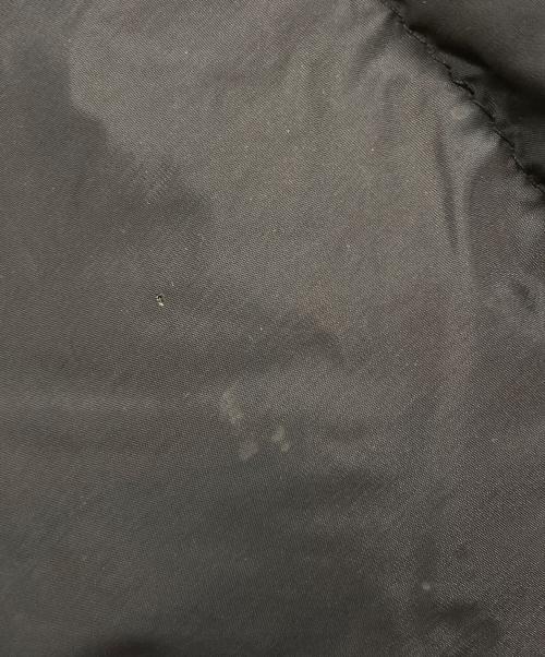 Schott（ショット）Schott (ショット) レザー切替ダウンジャケット ブラック サイズ:40の古着・服飾アイテム