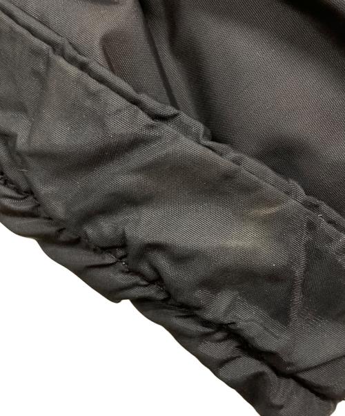 Schott（ショット）Schott (ショット) レザー切替ダウンジャケット ブラック サイズ:40の古着・服飾アイテム