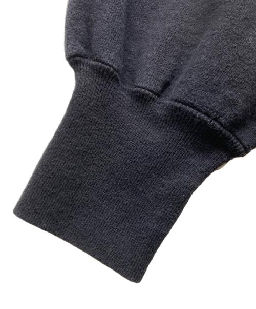 Champion REVERSE WEAVE（チャンピオン リバース ウィーブ）Champion REVERSE WEAVE (チャンピオン リバース ウィーブ) 三段カレッジロゴスウェット ブラック サイズ:XLの古着・服飾アイテム