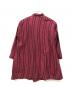ISSEY MIYAKE (イッセイミヤケ) Wave Pattern Double Polyester Coat レッド サイズ:3：27000円
