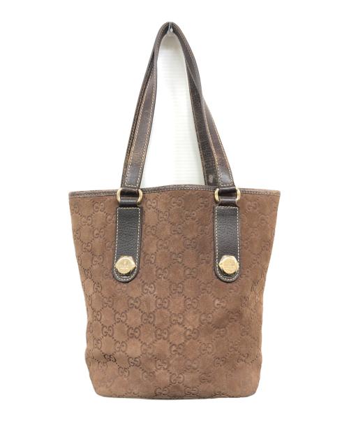 GUCCI（グッチ）GUCCI (グッチ) GGショルダーバッグ ブラウンの古着・服飾アイテム