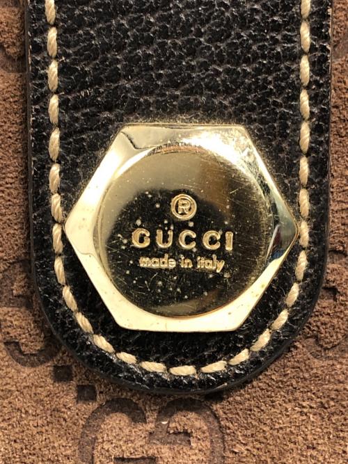 GUCCI（グッチ）GUCCI (グッチ) GGショルダーバッグ ブラウンの古着・服飾アイテム