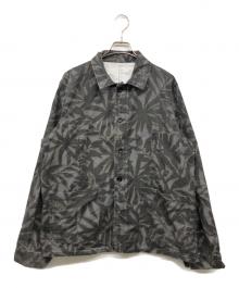 sacai（サカイ）の古着「グラフィックシャツブルゾン」｜ブラウン
