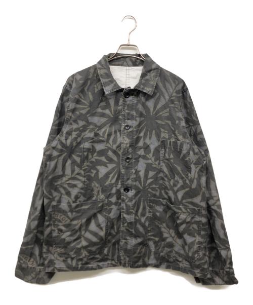 sacai（サカイ）sacai (サカイ) グラフィックシャツブルゾン ブラウン サイズ:2の古着・服飾アイテム