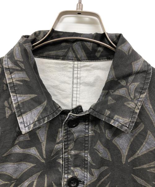sacai（サカイ）sacai (サカイ) グラフィックシャツブルゾン ブラウン サイズ:2の古着・服飾アイテム