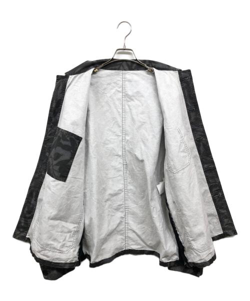 sacai（サカイ）sacai (サカイ) グラフィックシャツブルゾン ブラウン サイズ:2の古着・服飾アイテム