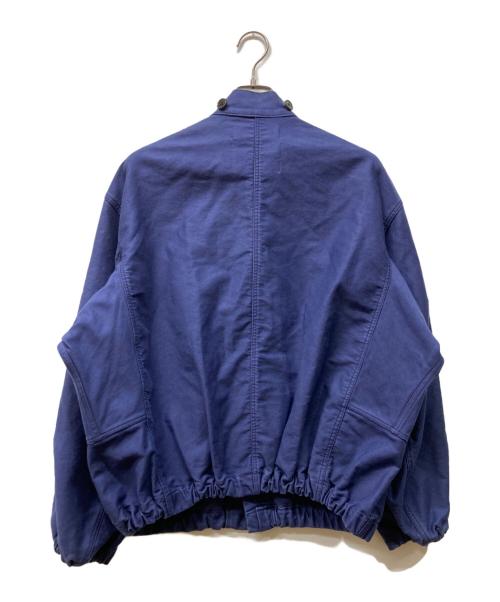 DAIRIKU（ダイリク）DAIRIKU (ダイリク) Mole Skin Military Jacket ブルー サイズ:Mの古着・服飾アイテム