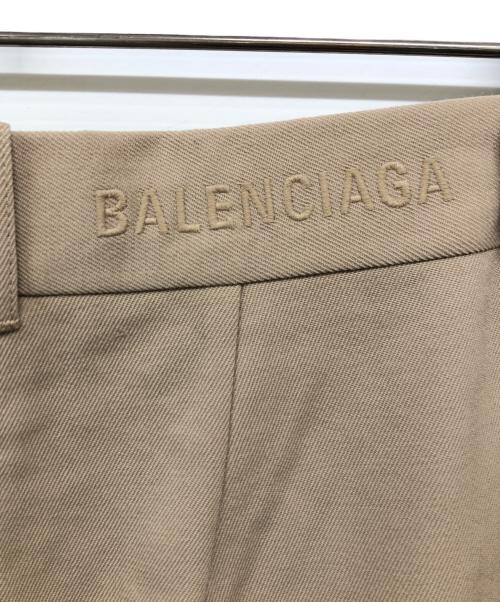 BALENCIAGA（バレンシアガ）BALENCIAGA (バレンシアガ) センタープレスウールトラウザー ベージュ サイズ:46の古着・服飾アイテム