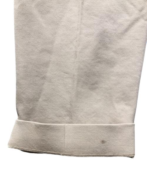 BALENCIAGA（バレンシアガ）BALENCIAGA (バレンシアガ) センタープレスウールトラウザー ベージュ サイズ:46の古着・服飾アイテム