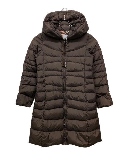 missoni（ミッソーニ）MISSONI (ミッソーニ) ダウンコート ブラウン サイズ:42の古着・服飾アイテム